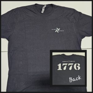 Black BBB with 1776 Back NL 6200 SS T SHIRT L